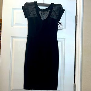 WH/BM Black Pencil Dress NEW!